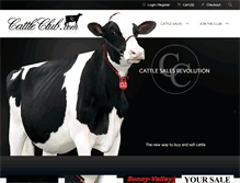 Tablet Screenshot of cattleclub.com